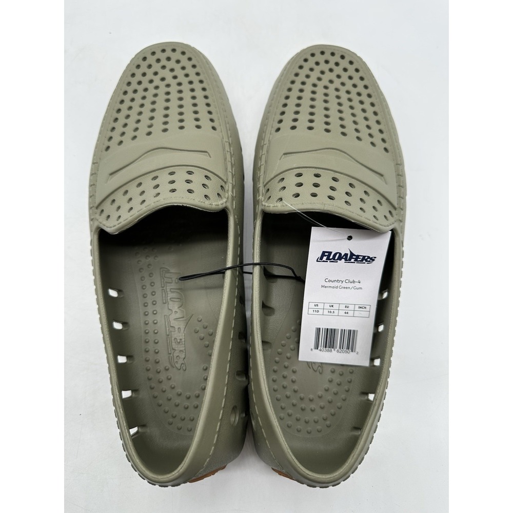Floafers Country Club 4 Men's Size 11 D Mermaid Green/Gum Loafers NWOB